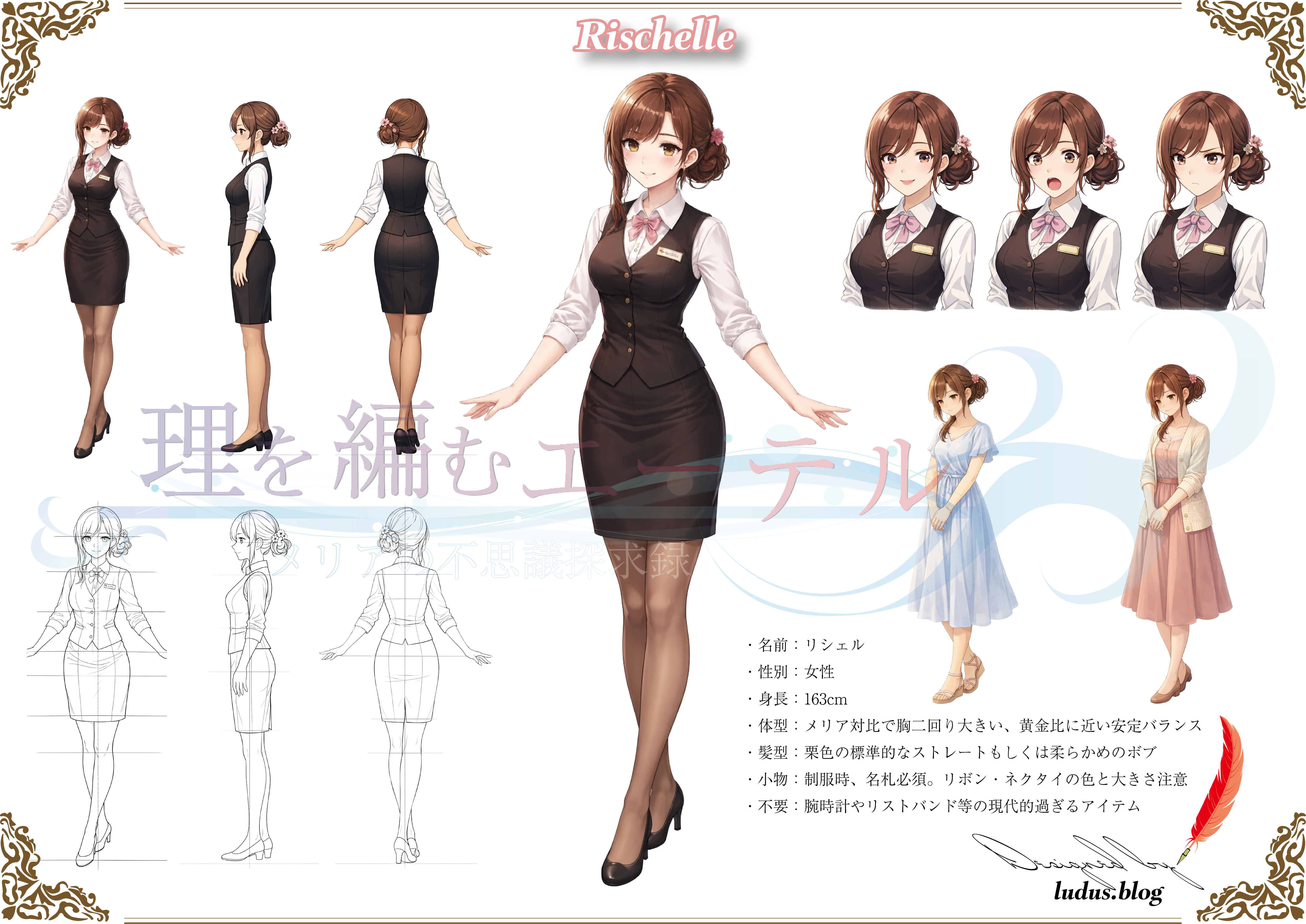 リシェル三面図